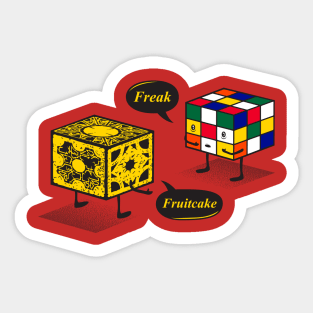 Cube Fight Sticker